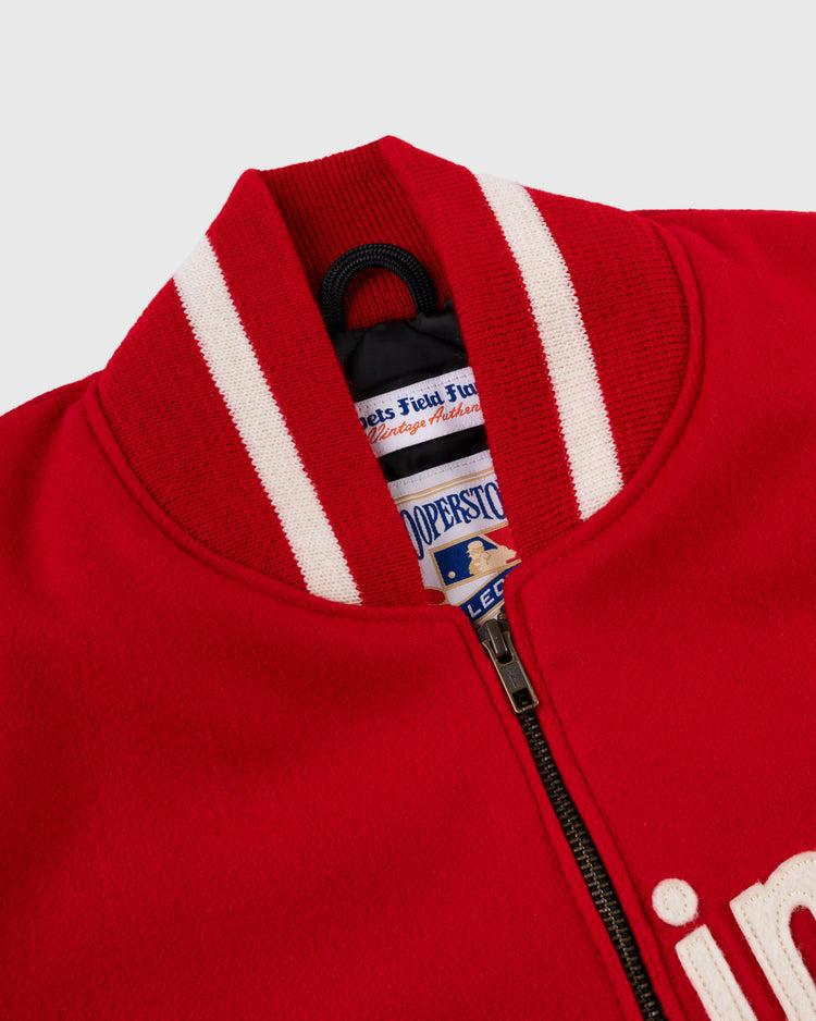 Ebbets Field Flannels Cincinnati Reds 1969 Authentic All Wool Varsity Jacket