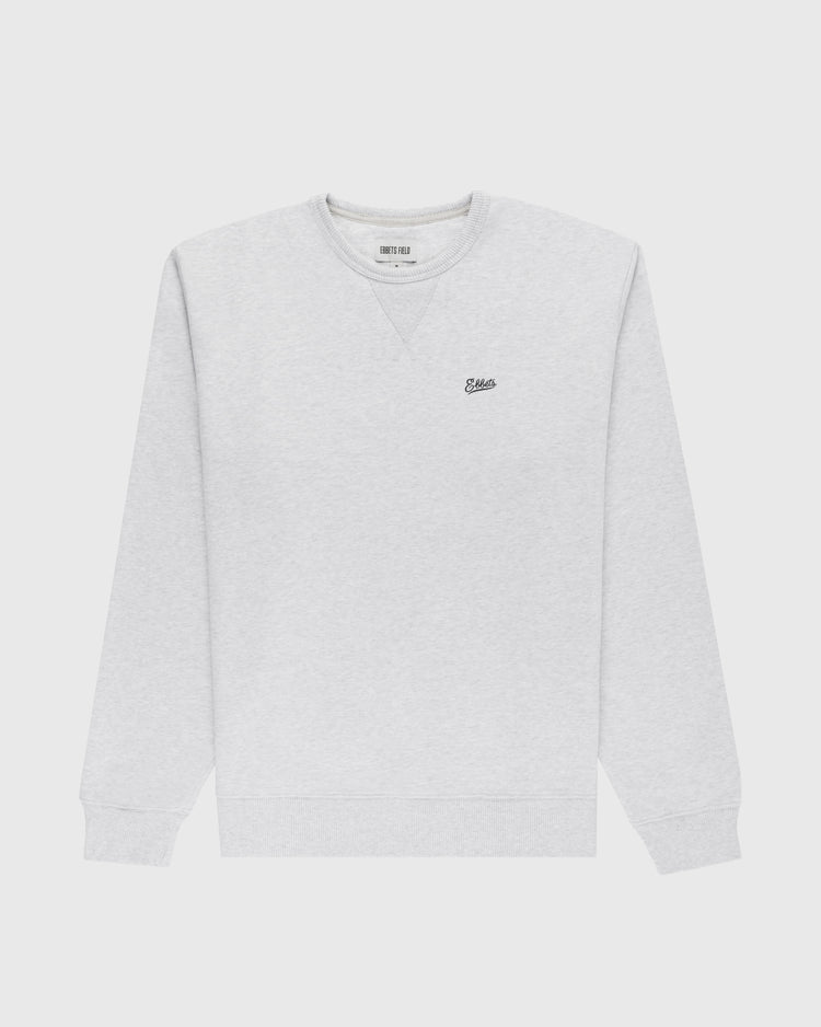 ebbets field flannels Ebbets Chest Logo Heavyweight Cotton Terry Crewneck