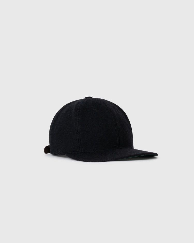 Ebbets Field Flannels Black Wool Ballcap