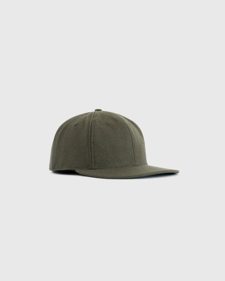 Ebbets Field Flannels Olive Wool Ballcap
