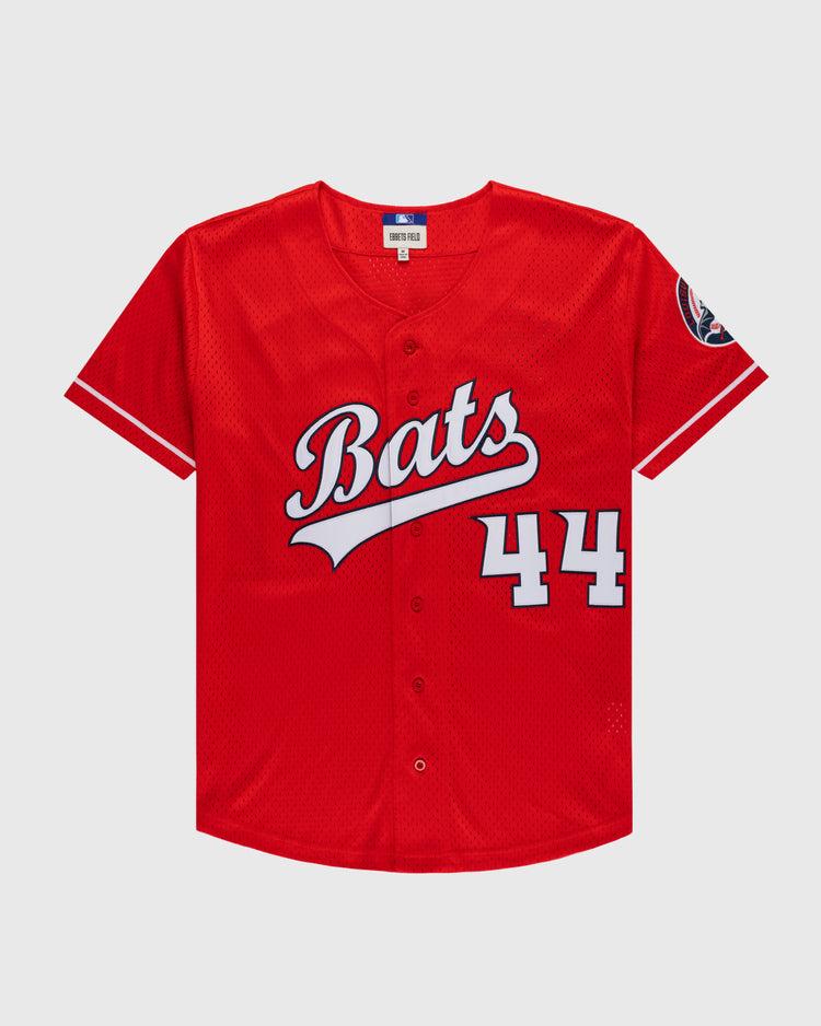 ebbets field flannels Elly De La Cruz Louisville Bats Mesh Button-Up Jersey