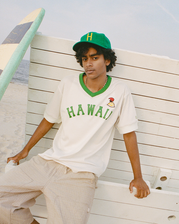Ebbets Field Flannels Hawaii Islanders (PCL) Mesh V-Neck Mesh Jersey