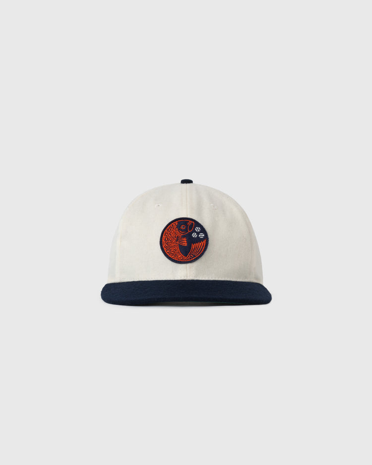 ebbets field flannels Hiroshima Carp Off White Wool Ballcap