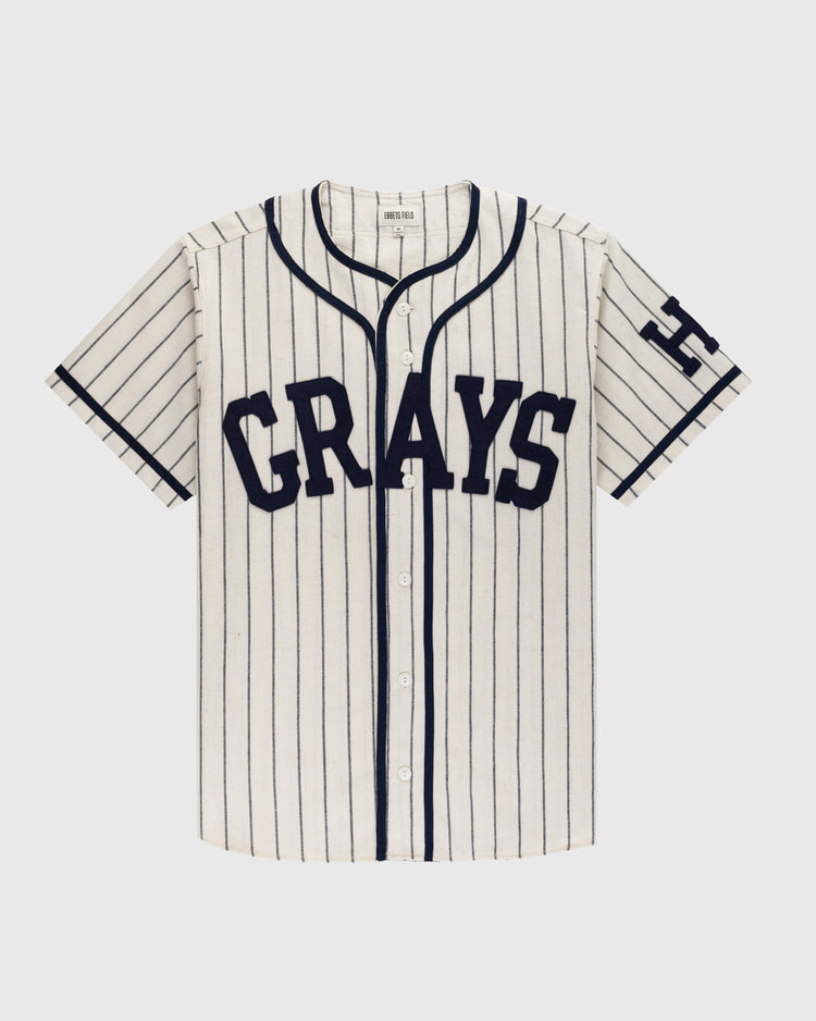ebbets field flannels Homestead Grays 1939 Authentic Wool Home Baseball Jersey