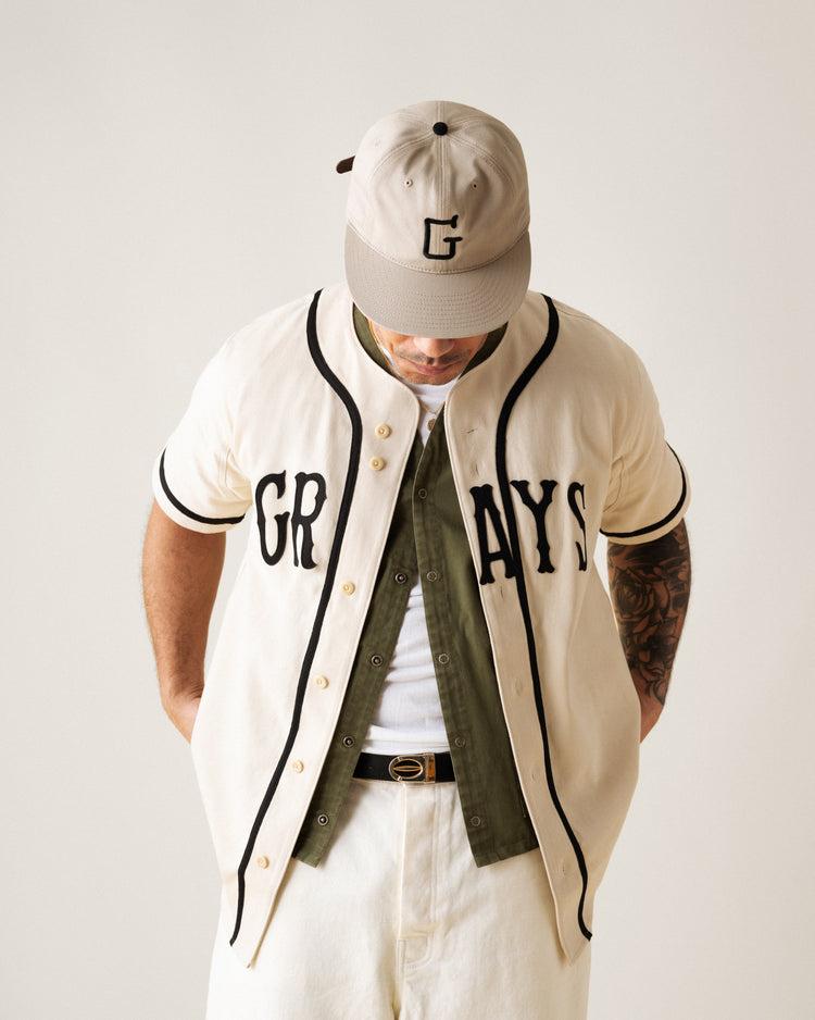 Ebbets Field Flannels Homestead Grays Embroidered 'G' Cotton Twill Ballcap
