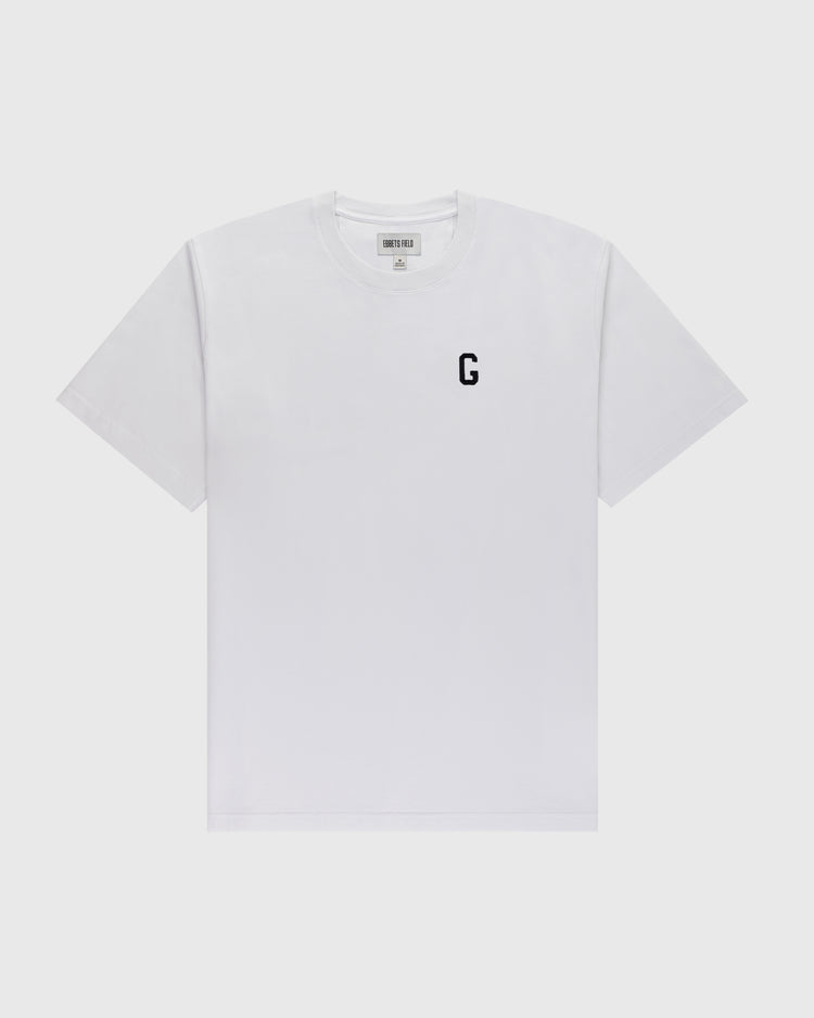 ebbets field flannels Homestead Grays Embroidered 'G' Short Sleeve Tee ebbets field flannels Homestead Grays Embroidered 'G' Short Sleeve Tee