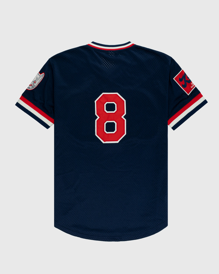 Ebbets Field Flannels Kansas City Katz Mesh V-Neck Jersey