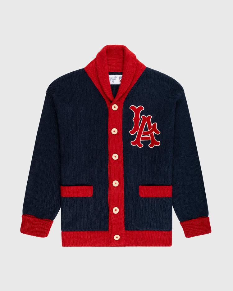 ebbets field flannels LA Angels 1961-65 Wool Shawl Collar Sweater