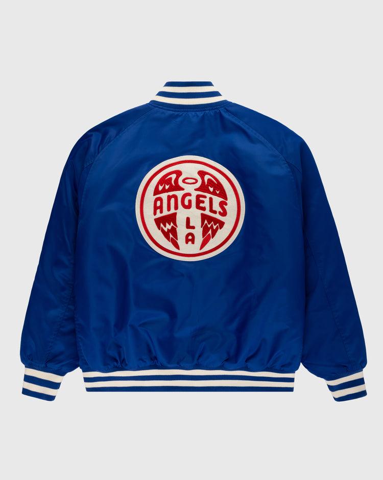 Ebbets Field Flannels Los Angeles Angels (PCL) Satin Varsity Jacket
