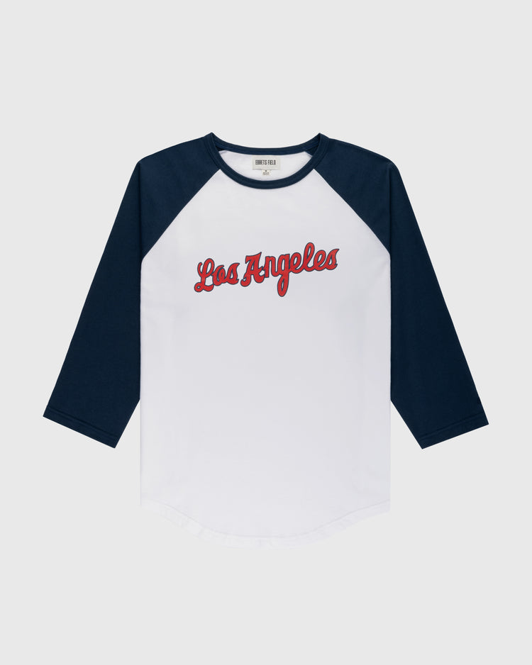 ebbets field flannels Los Angeles Angels (PCL) Vintage Baseball Tee