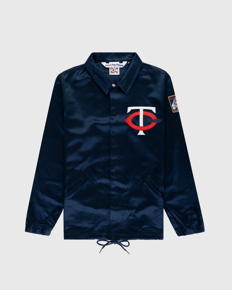 ebbets field flannels Minnesota Twins 1966 Satin Windbreaker Jacket