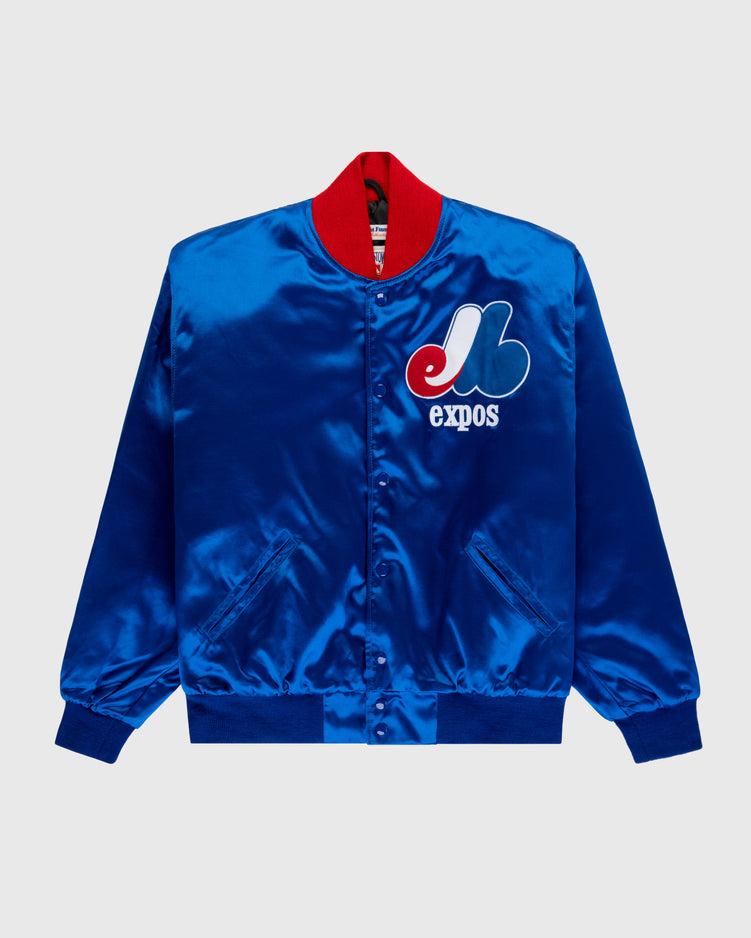 ebbets field flannels Montreal Expos 1969 Authentic All Satin Varsity Jacket