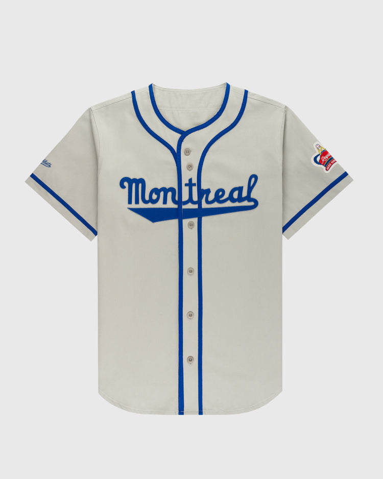 ebbets field flannels Montreal Royals Cotton Twill Baseball Jersey