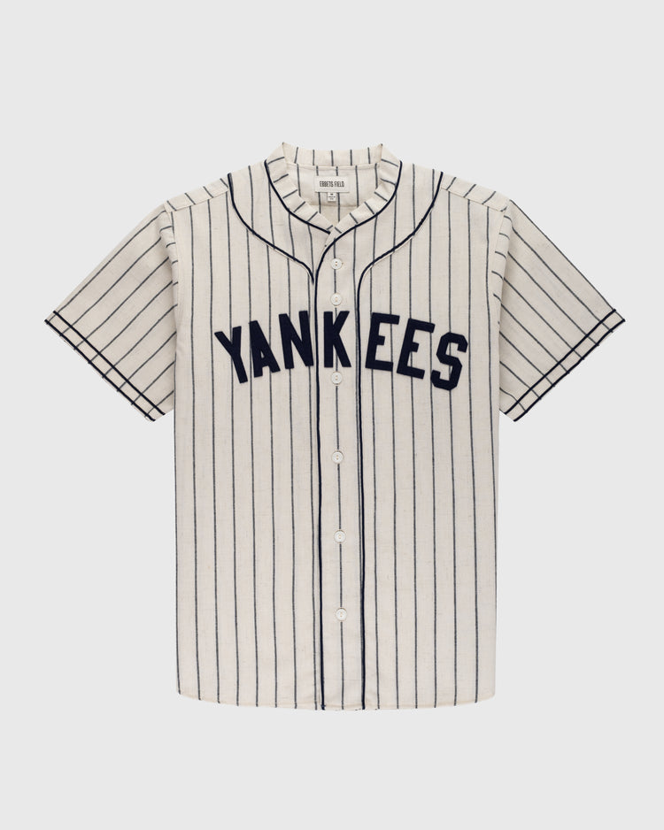ebbets field flannels New York Black Yankees 1935 Authentic Wool Home Baseball Jersey