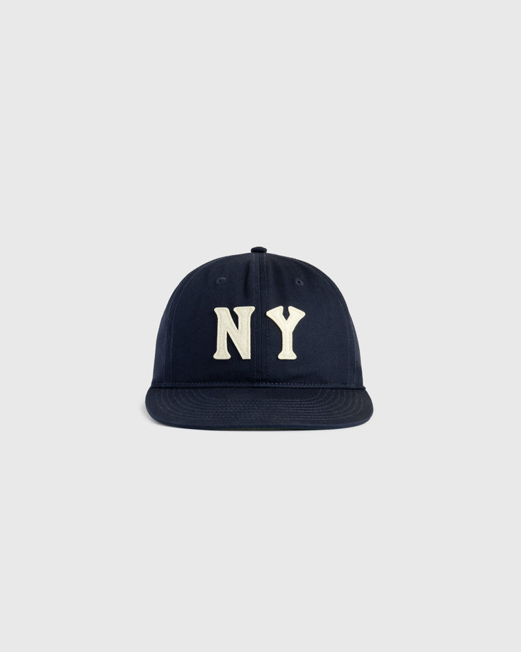 ebbets field flannels New York Black Yankees Felt 'NY' Cotton Twill Ballcap