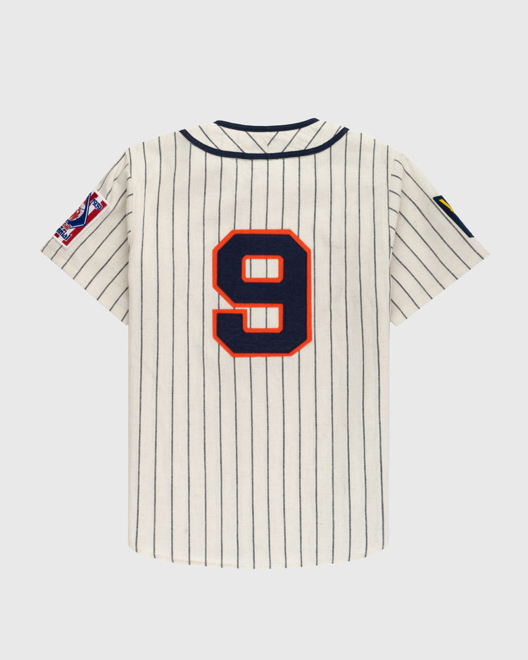 Ebbets Field Flannels New York Knights 1939 Authentic Wool Home Baseball Jersey From "The Natural"
