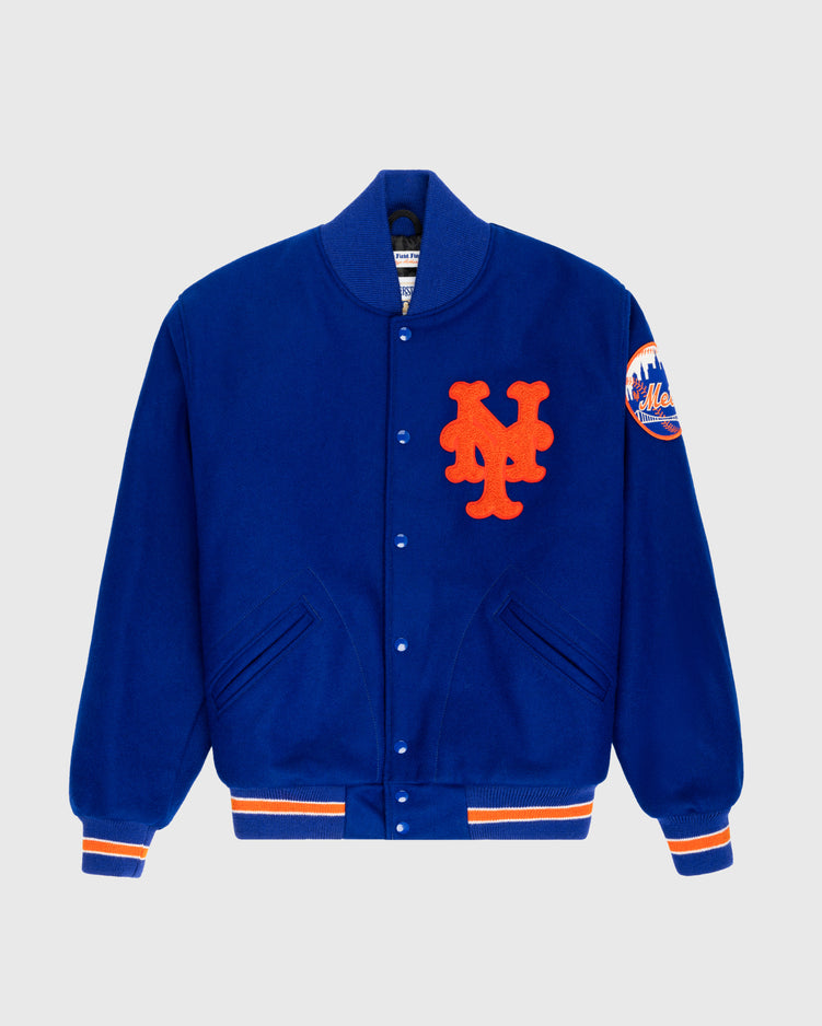 ebbets field flannels New York Mets 1969 Authentic All Wool Varsity Jacket