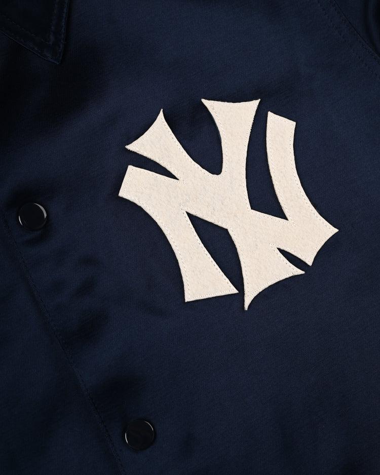 Ebbets Field Flannels New York Yankees 1946 Satin Windbreaker Jacket