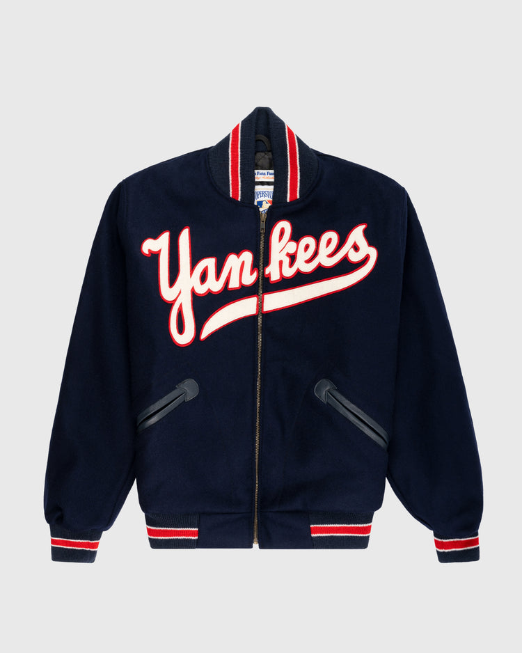 ebbets field flannels New York Yankees 1947 Authentic All Wool Varsity Jacket