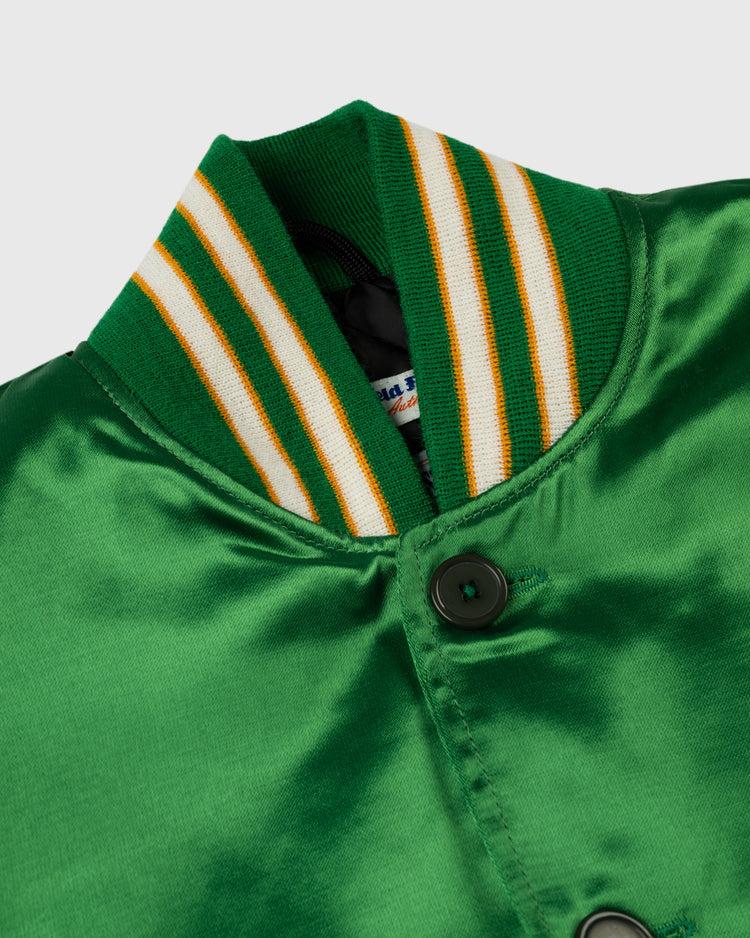 Ebbets Field Flannels Oakland Athletics 1968 Authentic All Satin Varsity Jacket