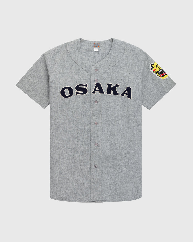 ebbets field flannels Osaka Tigers 1959 Authentic Wool Road Baseball Jersey