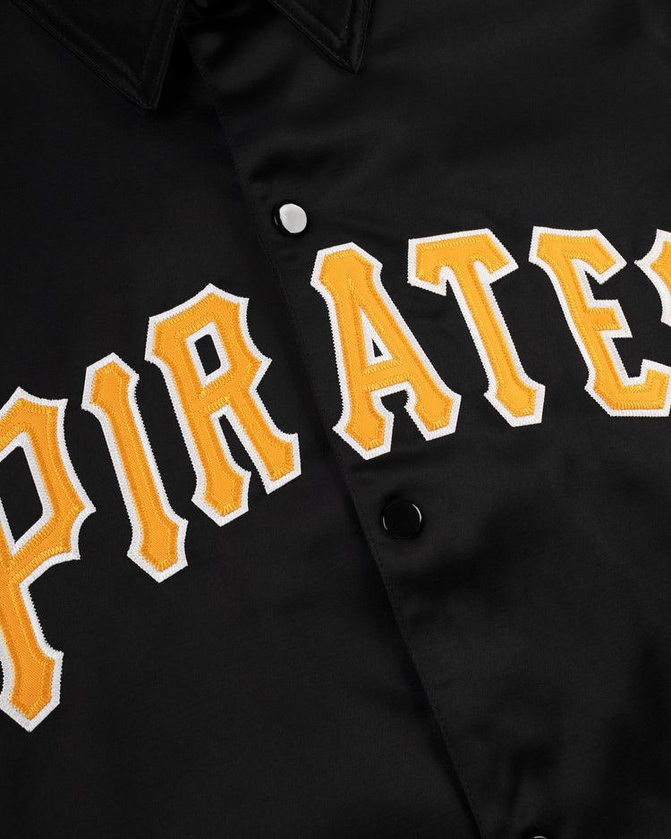 Ebbets Field Flannels Pittsburgh Pirates 1960 Satin Windbreaker Jacket