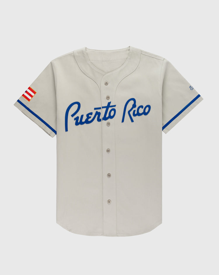 ebbets field flannels Puerto Rico 1958 National Team Cotton Twill Baseball Jersey