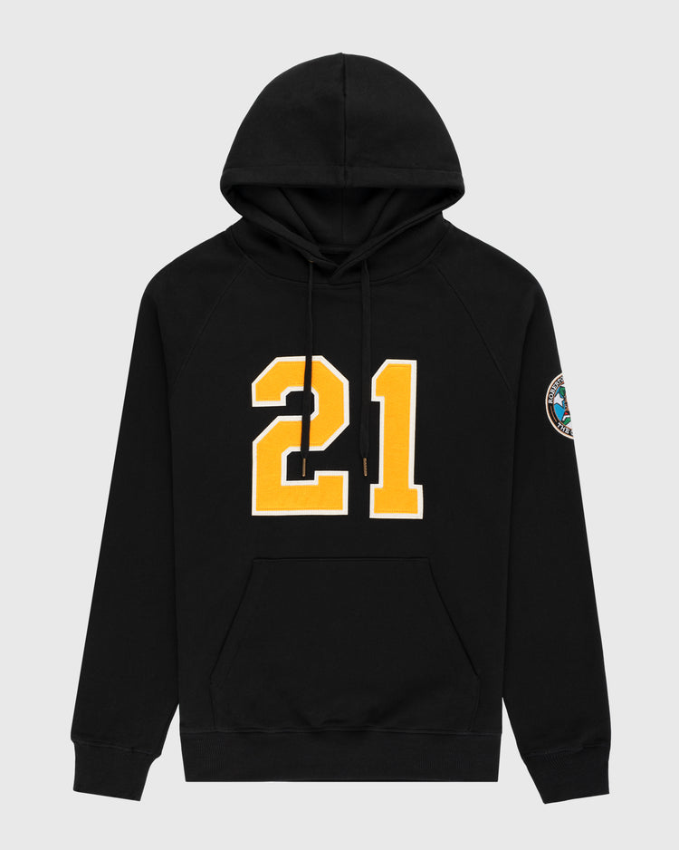 ebbets field flannels Roberto Clemente French Terry Feld Pullover Hoodie
