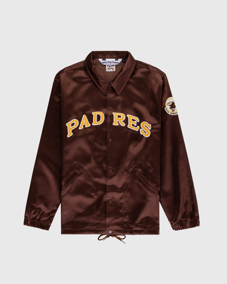 ebbets field flannels San Diego Padres 1969 Satin Windbreaker Jacket