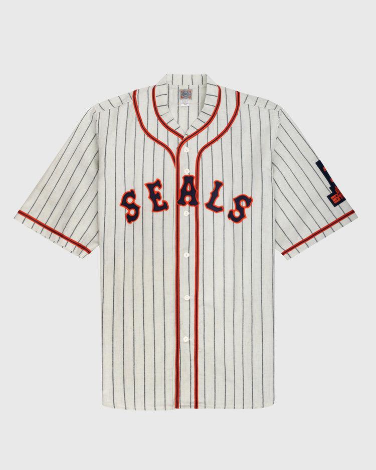 ebbets field flannels San Francisco Seals 1938 Authentic Wool Home Baseball Jersey