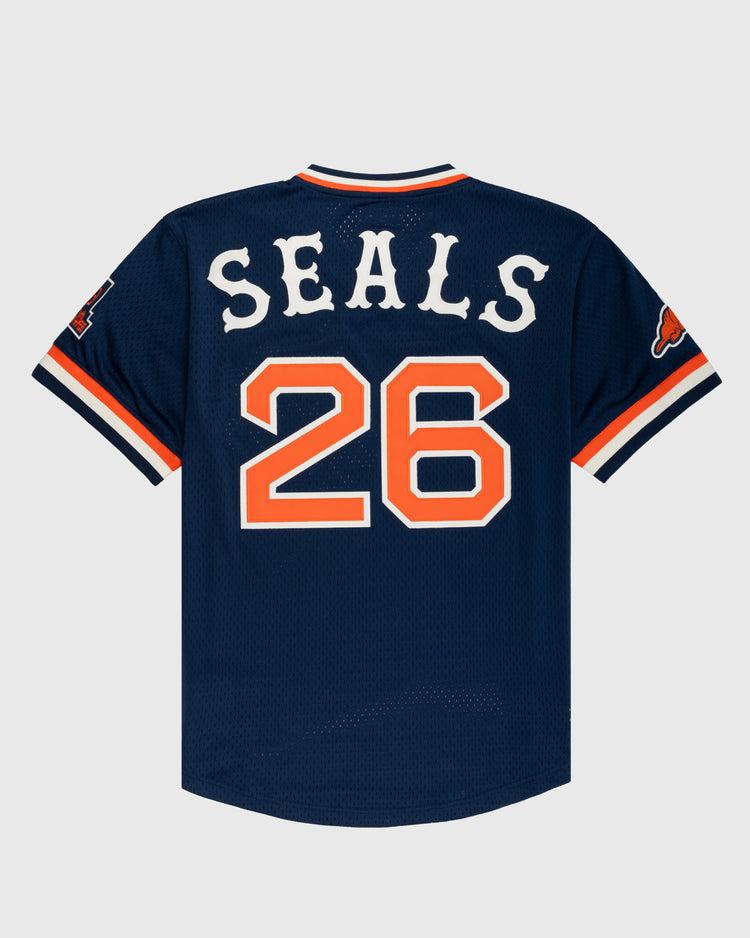 Ebbets Field Flannels San Francisco Seals Mesh V-Neck Jersey