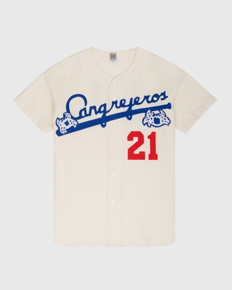 ebbets field flannels Santurce Cangrejeros 1954 Authentic Wool Home Baseball Jersey