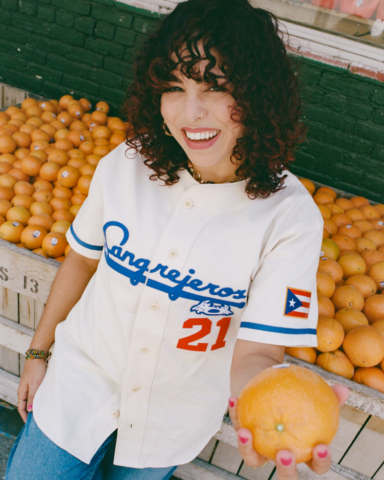 Ebbets Field Flannels Santurce Cangrejeros Cotton Twill Baseball Jersey