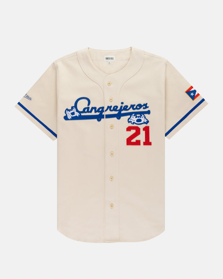 ebbets field flannels Santurce Cangrejeros Cotton Twill Baseball Jersey