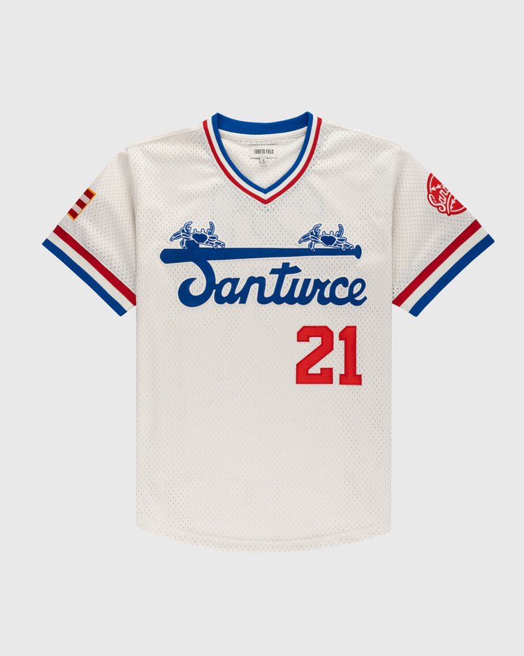ebbets field flannels Santurce Cangrejeros Mesh V-Neck Jersey ebbets field flannels Santurce Cangrejeros Mesh V-Neck Jersey