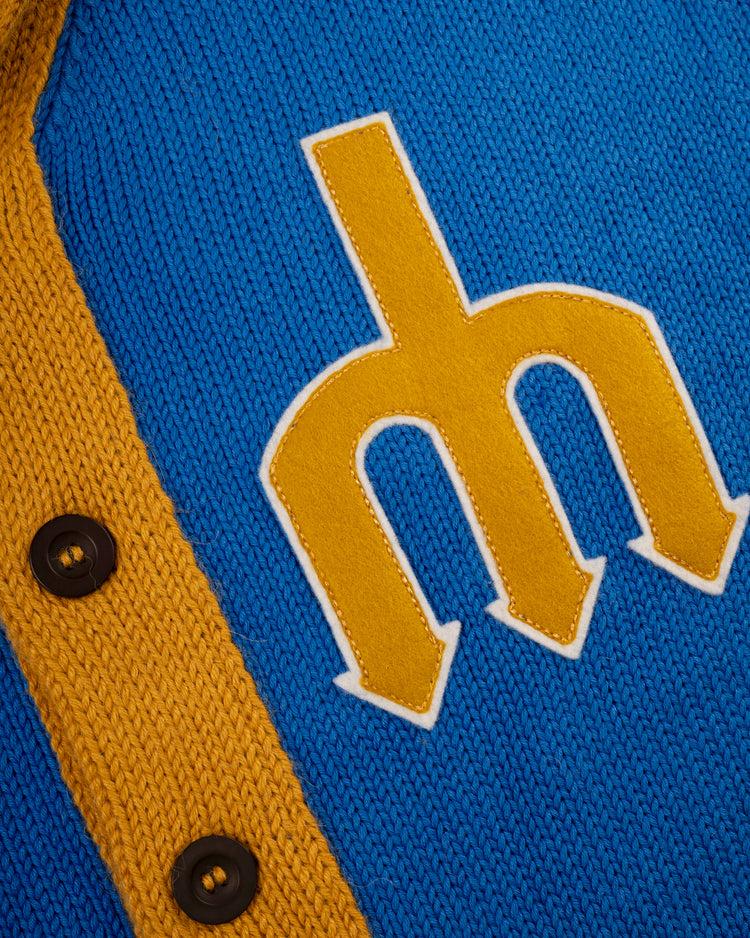 Ebbets Field Flannels Seattle Mariners 1977-80 Wool Shawl Collar Sweater