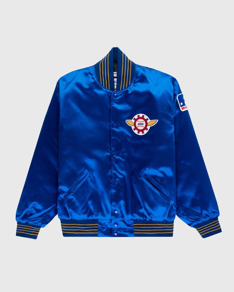 ebbets field flannels Seattle Pilots 1969 Authentic All Satin Varsity Jacket