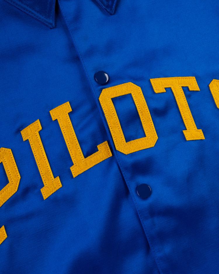 Ebbets Field Flannels Seattle Pilots 1969 Satin Windbreaker Jacket
