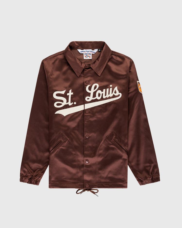 ebbets field flannels St. Louis Browns 1952 Satin Windbreaker Jacket