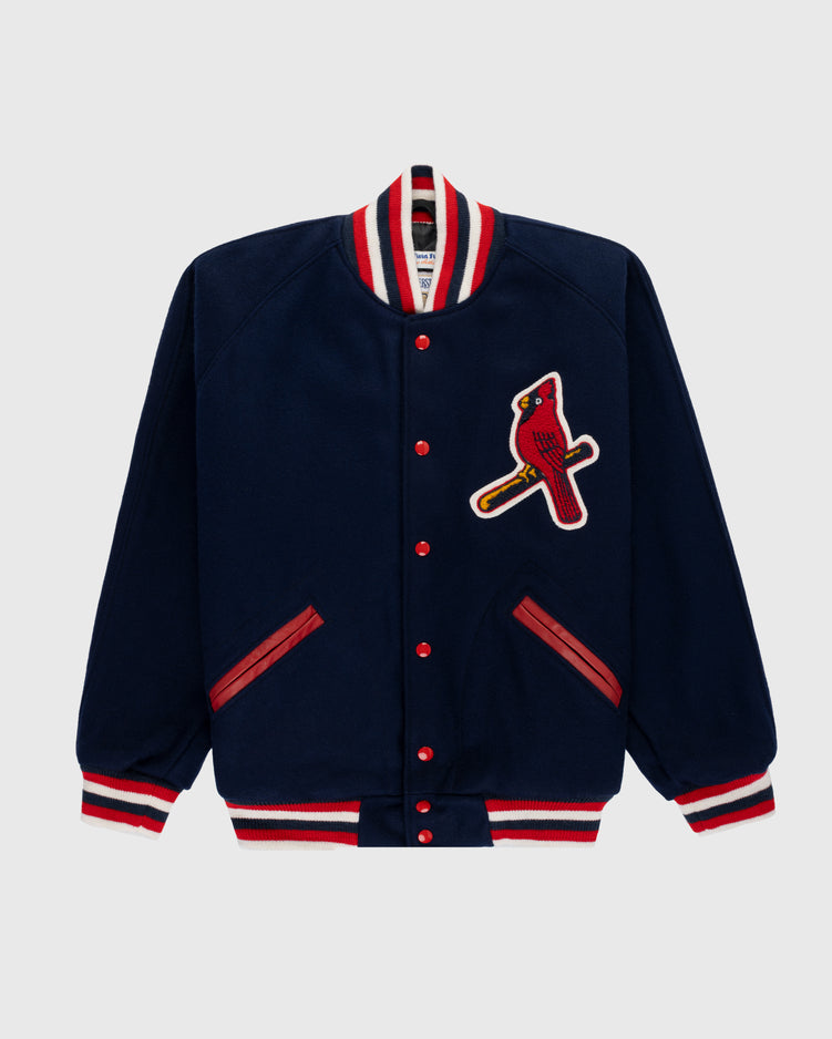 ebbets field flannels St. Louis Cardinals 1950 Authentic All Wool Varsity Jacket