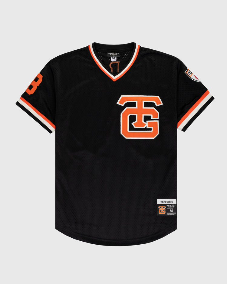 ebbets field flannels Tokyo Giants Mesh V-Neck Baseball Jersey
