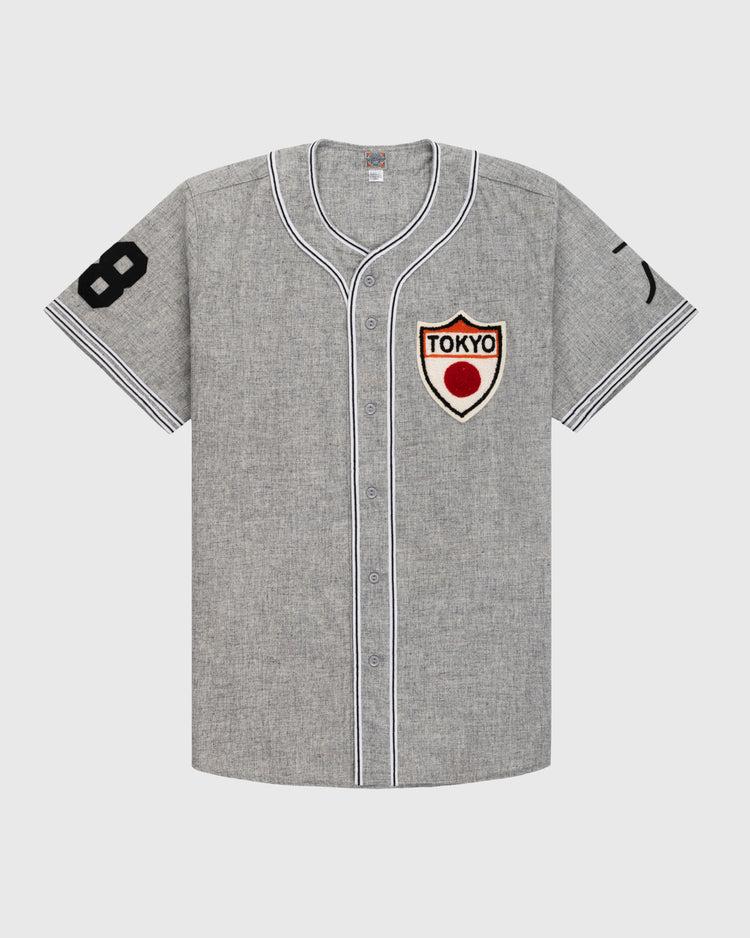 ebbets field flannels Tokyo Kyojin (Giants) 1936 Authentic Wool Road Baseball Jersey
