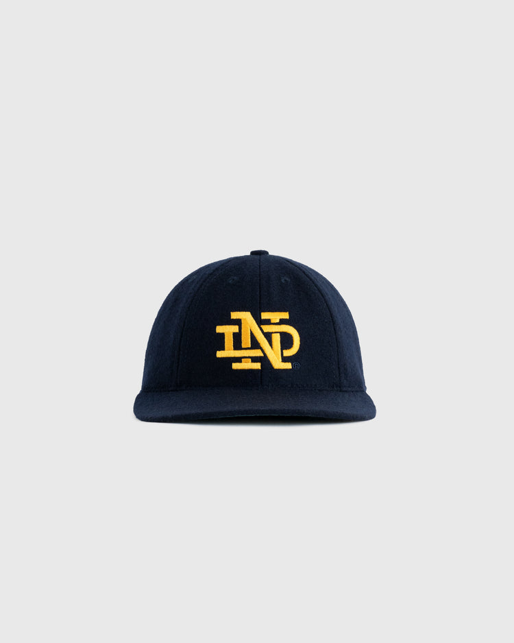 ebbets field flannels University of Notre Dame 1943 Authentic Wool 8-Panel Ballcap