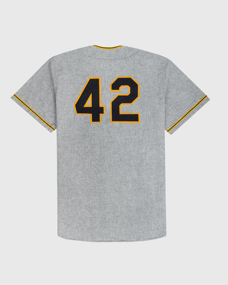 Ebbets Field Flannels University Of Notre Dame 1956 Authentic Wool Road Baseball Jersey