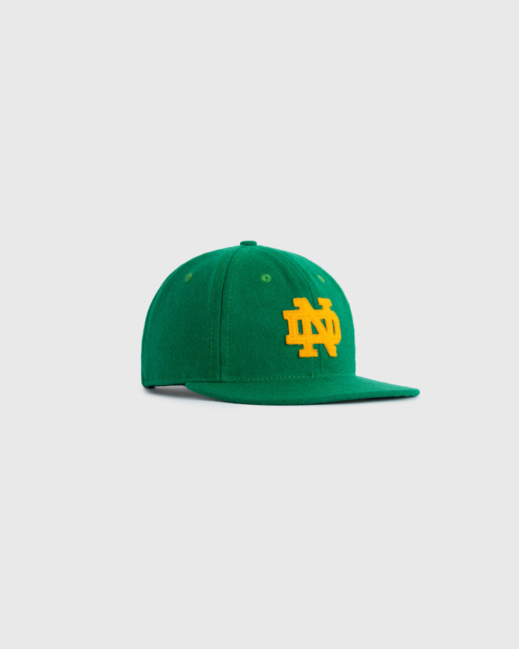 Ebbets Field Flannels University Of Notre Dame "ND" Authentic Wool Ballcap