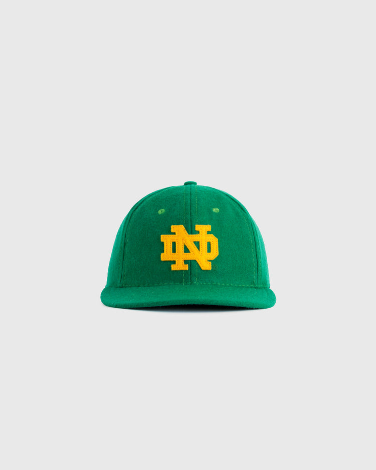 ebbets field flannels University of Notre Dame "ND" Authentic Wool Ballcap