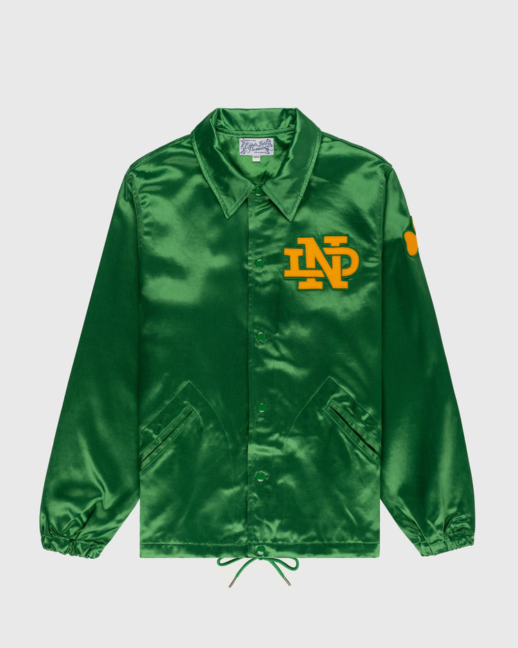 ebbets field flannels University of Notre Dame Satin Windbreaker Jacket