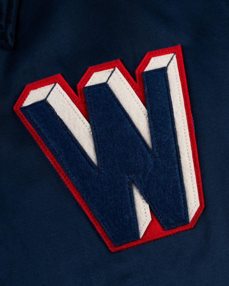 Ebbets Field Flannels Washington Senators 1959 Satin Windbreaker Jacket