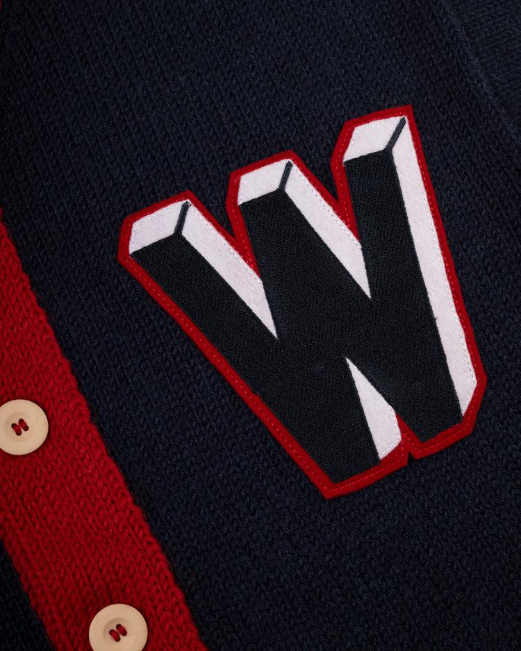 Ebbets Field Flannels Washington Senators 1963-67 Wool Shawl Collar Sweater