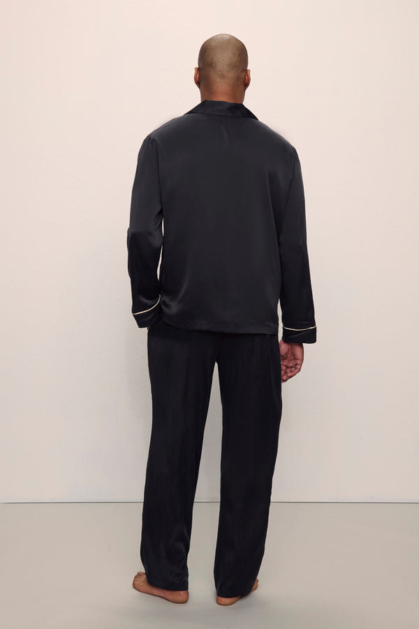 Eberjey Charles Washable Silk Long PJ Set